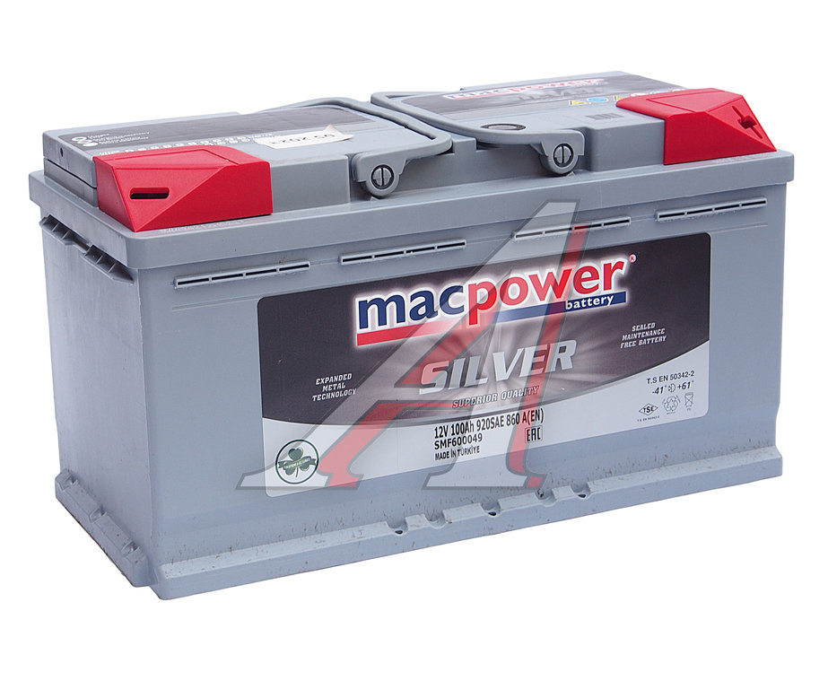 Аккумулятор MACPOWER 100Ач обратная полярность