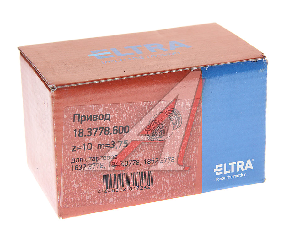 Привод стартера КАМАЗ, МАЗ к стартерам 1832.3778, 1842.3778, 1852.3778 ELTRA - 18.3778.600 - купить в АвтоАльянс, низкая цена на autoopt.ru