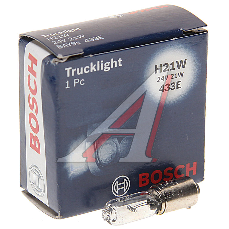 Лампа 24V H21W BAY9s Trucklight BOSCH