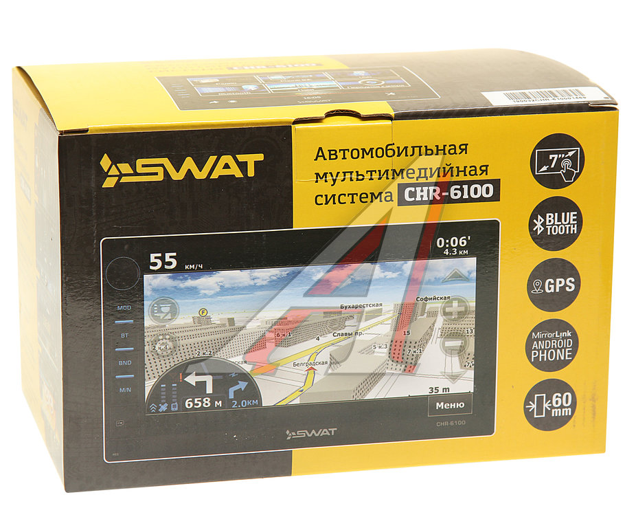 Магнитола автомобильная 2DIN SWAT - CHR-6100 - купить в Авто-Альянс ...