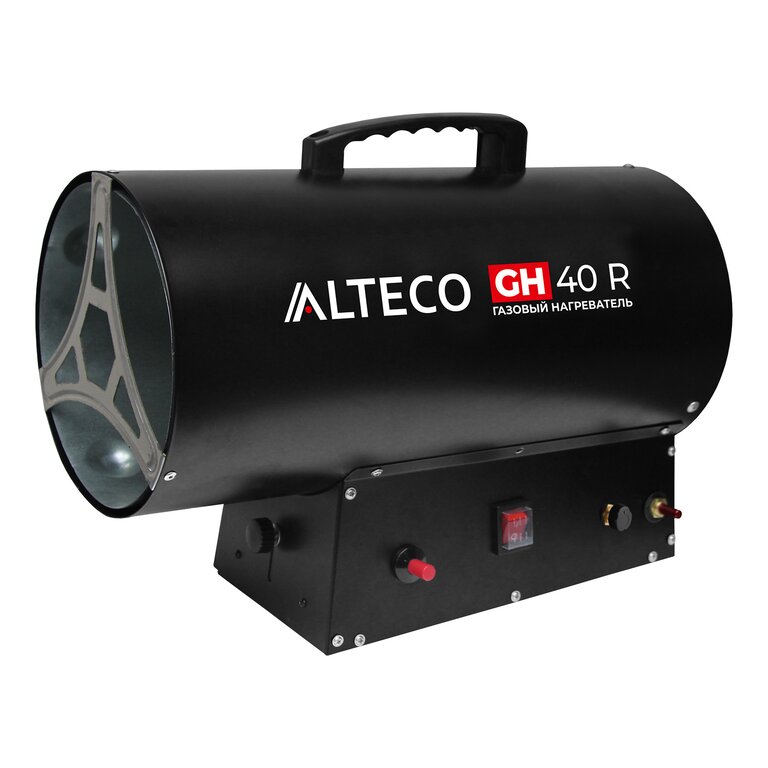 Пушка тепловая 38кВт 720куб.м/ч газовая ALTECO, 39824, фото 1 Изображение 1, GH-40R Пушка тепловая 38кВт 720куб.м/ч газовая ALTECO