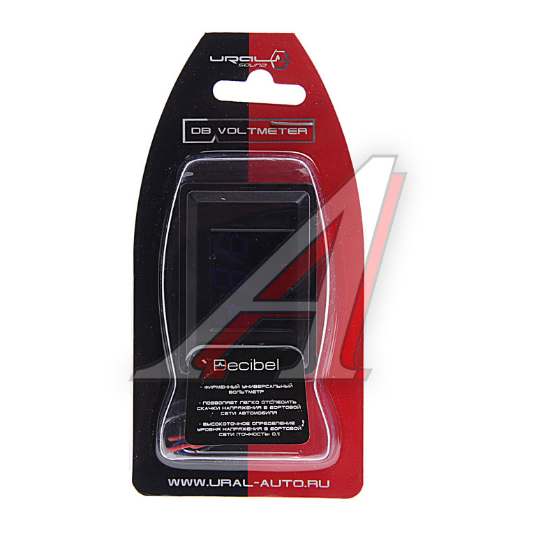 Вольтметр URAL - DB Voltmeter синий - купить в АвтоАльянс, низкая цена ...