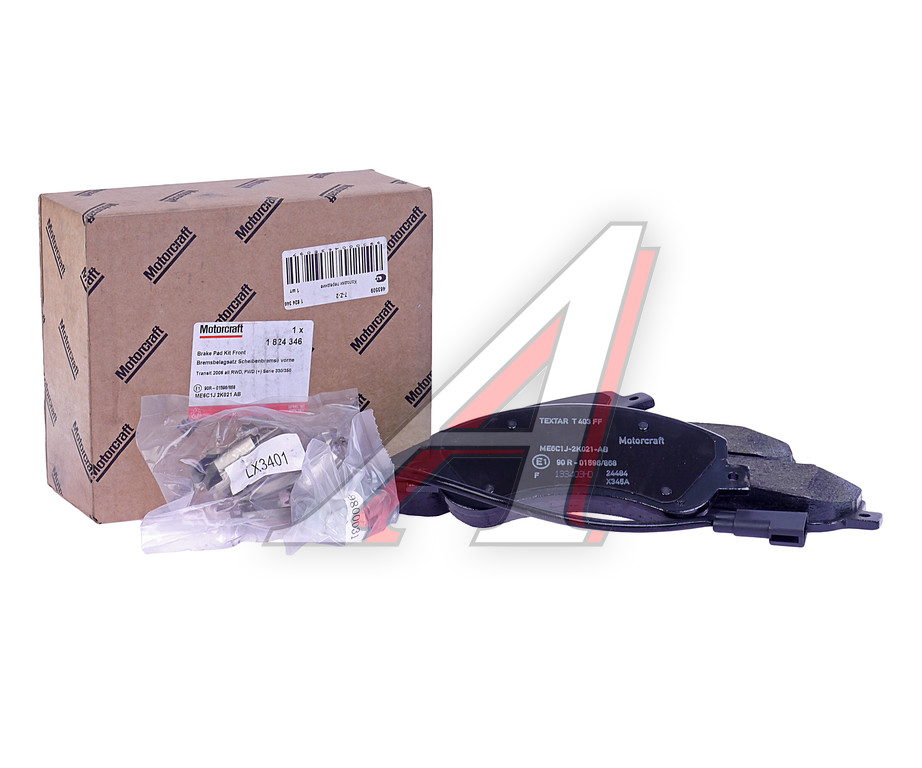 Колодки тормозные FORD Transit (06-) передние с датчиком (эконом) (4шт.) OE