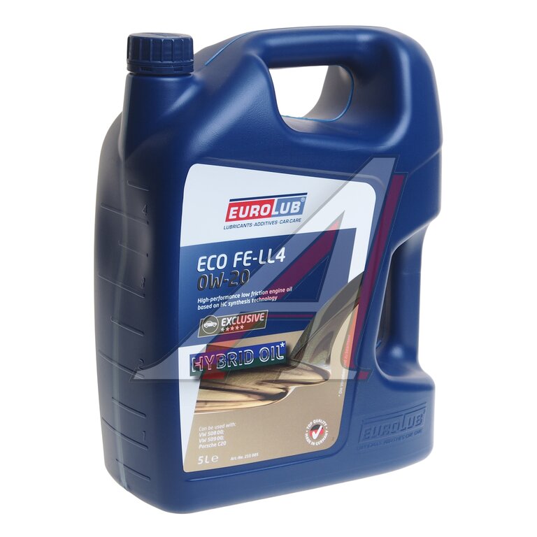 Масло моторное EUROLUB ECO FE LL4 C5 0W20 синт.5л, EUROLUB 0W20, фото 1 Изображение 1, 215005 Масло моторное EUROLUB ECO FE LL4 C5 0W20 синт.5л