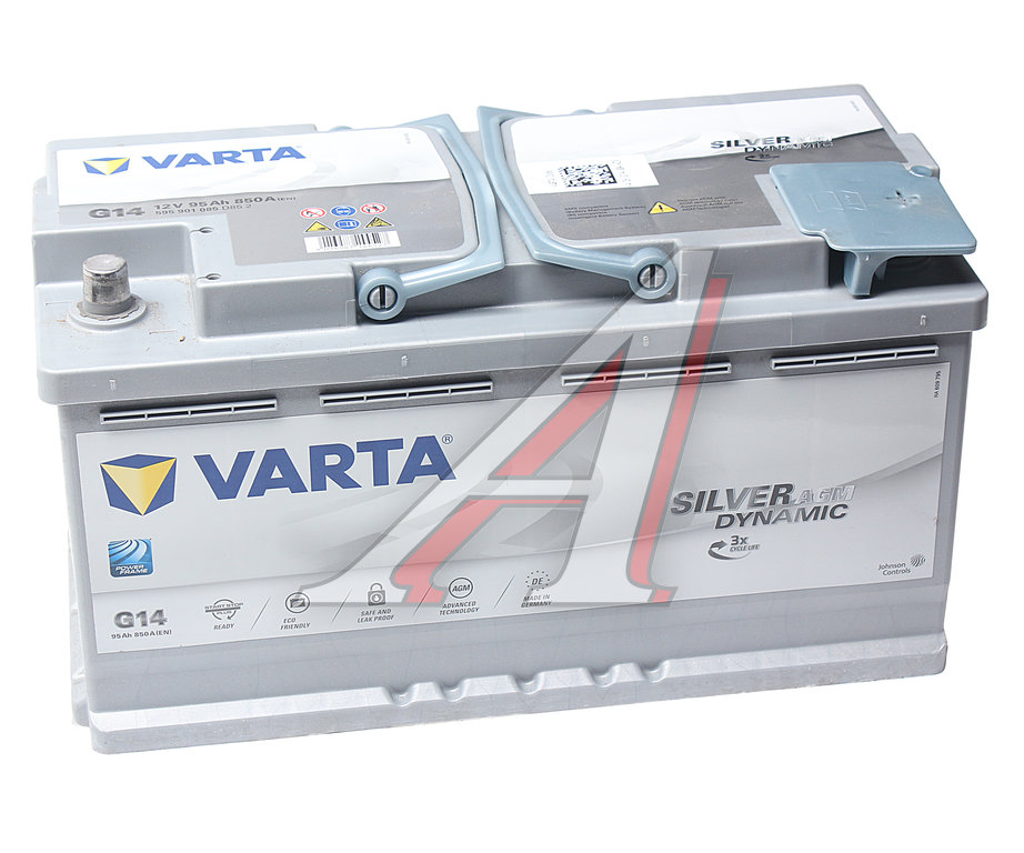 Аккумулятор VARTA Silver Dynamic AGM 95Ач обратная полярность