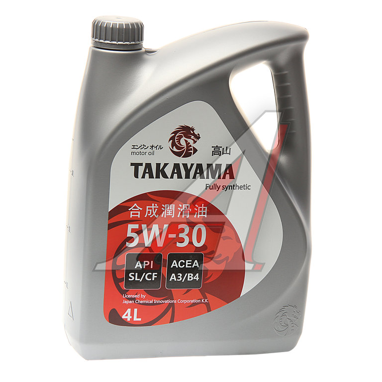 Масло моторное API SL/CF 5W30 синт.4л TAKAYAMA - 605522 - купить в ...