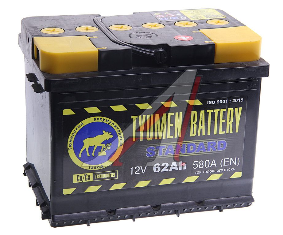 Аккумулятор TYUMEN BATTERY STANDART 62Ач обратная полярность