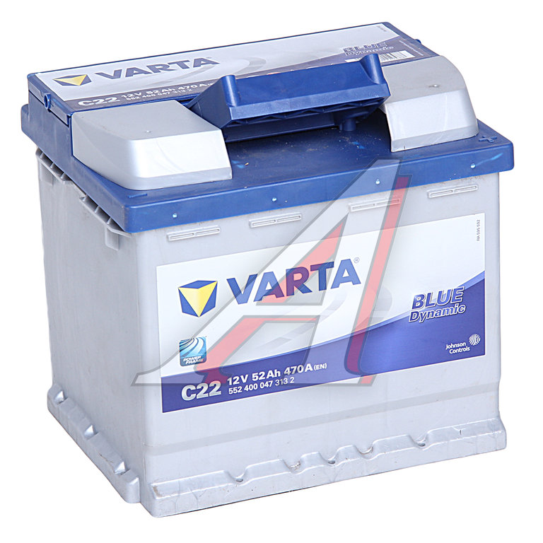 Аккумулятор VARTA Blue Dynamic 52Ач обратная полярность
