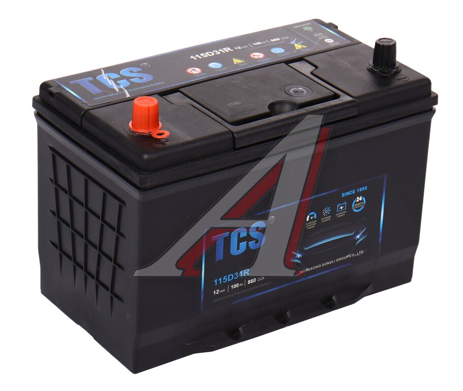 Аккумулятор TCS 100А/ч, TCS115D31R, фото 1 Изображение 1, 6СТ100(1) TCS115D31R Аккумулятор TCS 100А/ч