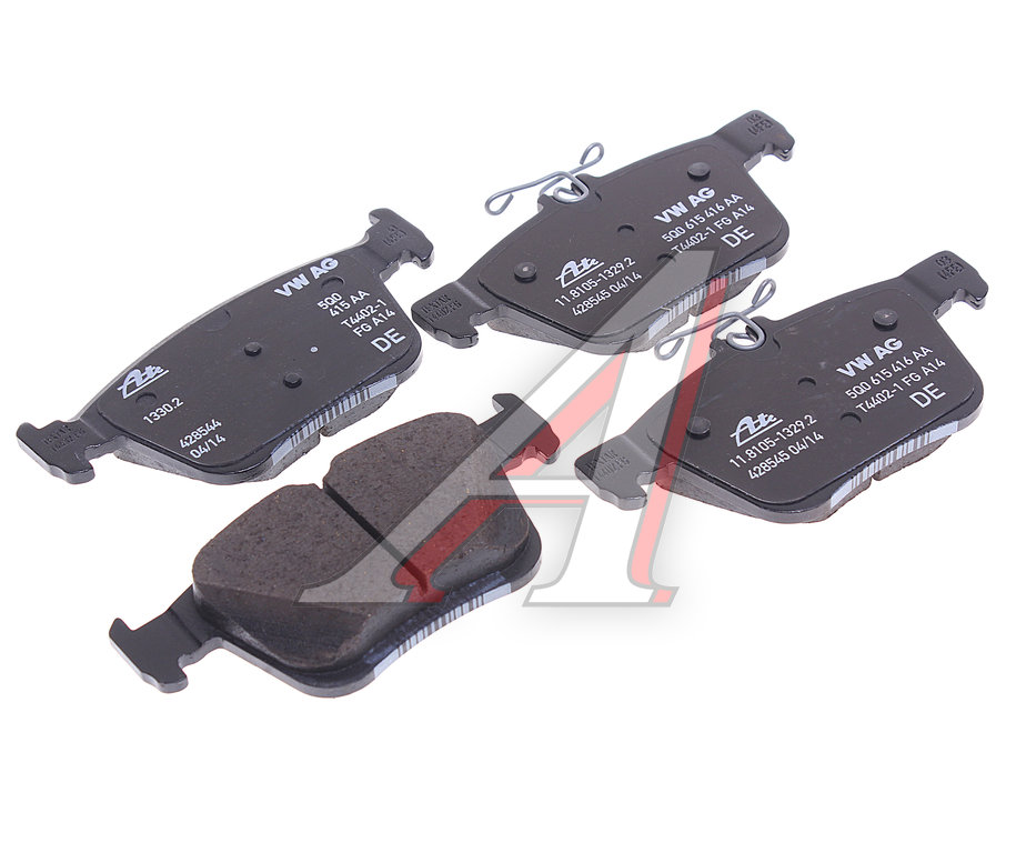 Колодки тормозные VW Golf 7 AUDI A3 (12-), TT (14-) задние (4шт.) OE