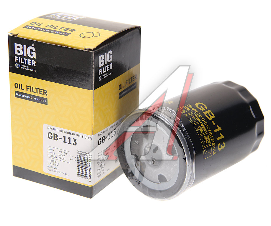 Фильтр масляный VW AUDI SEAT SKODA BIG FILTER - GB-113 - купить в Авто ...