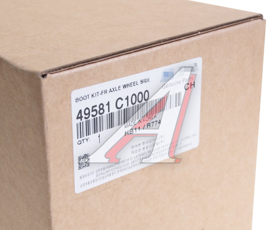 Пыльник ШРУСа HYUNDAI Elantra (17-) наружного комплект OE, , фото 2 Изображение 2, 49581-C1000 Пыльник ШРУСа HYUNDAI Elantra (17-) наружного комплект OE