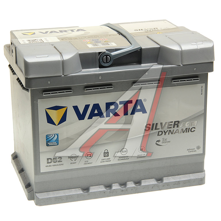 Аккумулятор VARTA Silver Dynamic AGM 60Ач обратная полярность