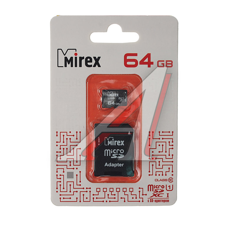 Карта памяти mirex microsdxc 128 гб 13613 ad10s128