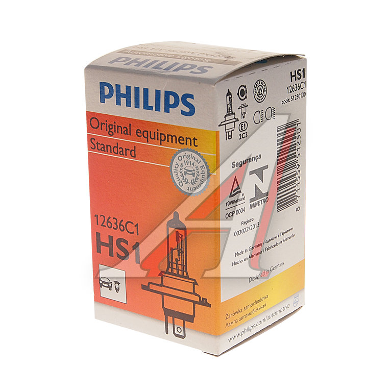 Лампа 12V HS1 35/35W PX43t PHILIPS - 12636C1 - купить в АвтоАльянс ...
