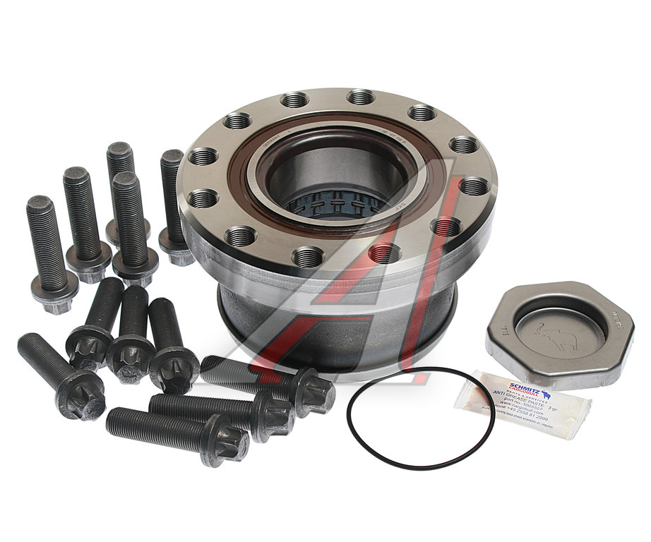 Подшипник ступицы SCHMITZ SAF (блок с болтами, оси SKRB 9022, 9019) OE - 1003457 - купить в АвтоАльянс, низкая цена на autoopt.ru. Нет в наличии
