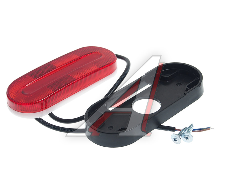 Фонарь габаритный красный 24V (неон) светодиодный ТЕХАВТОСВЕТ - 154-02 ...