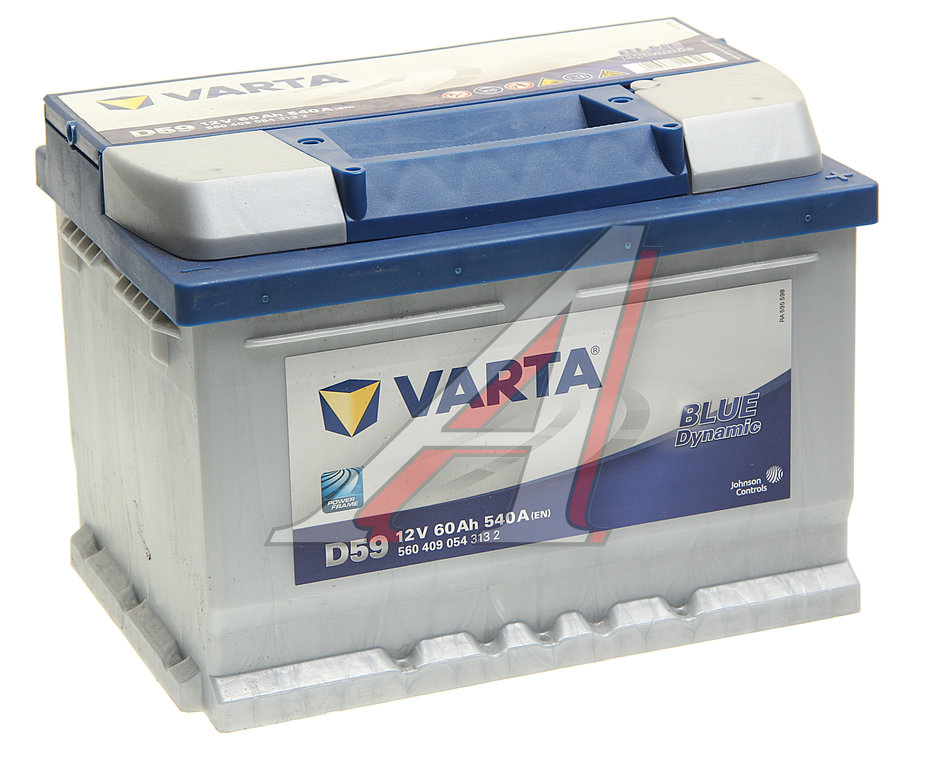 Аккумулятор VARTA Blue Dynamic 60Ач обратная полярность, низкий