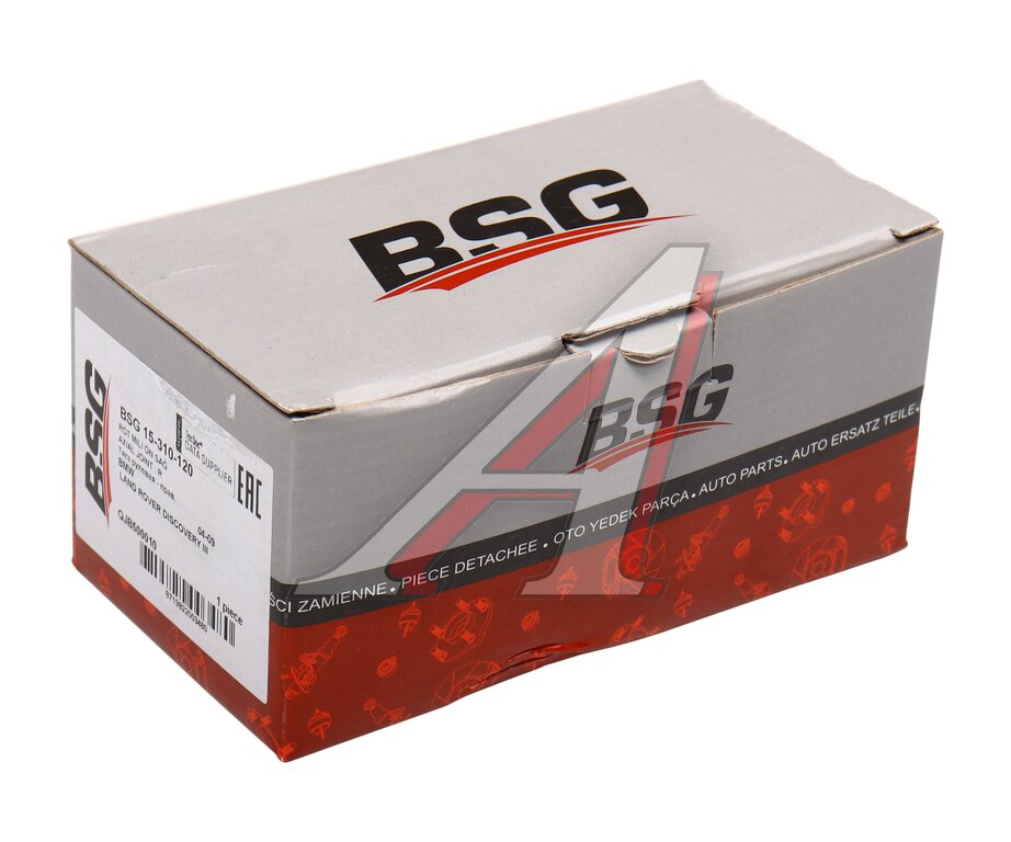 Наконечник рулевой тяги LAND ROVER Discovery 3 левый/правый BSG, 39737, QJB500010/ LR010671/ LR010672, фото 4 Изображение 4, BSG15310120 Наконечник рулевой тяги LAND ROVER Discovery 3 левый/правый BSG
