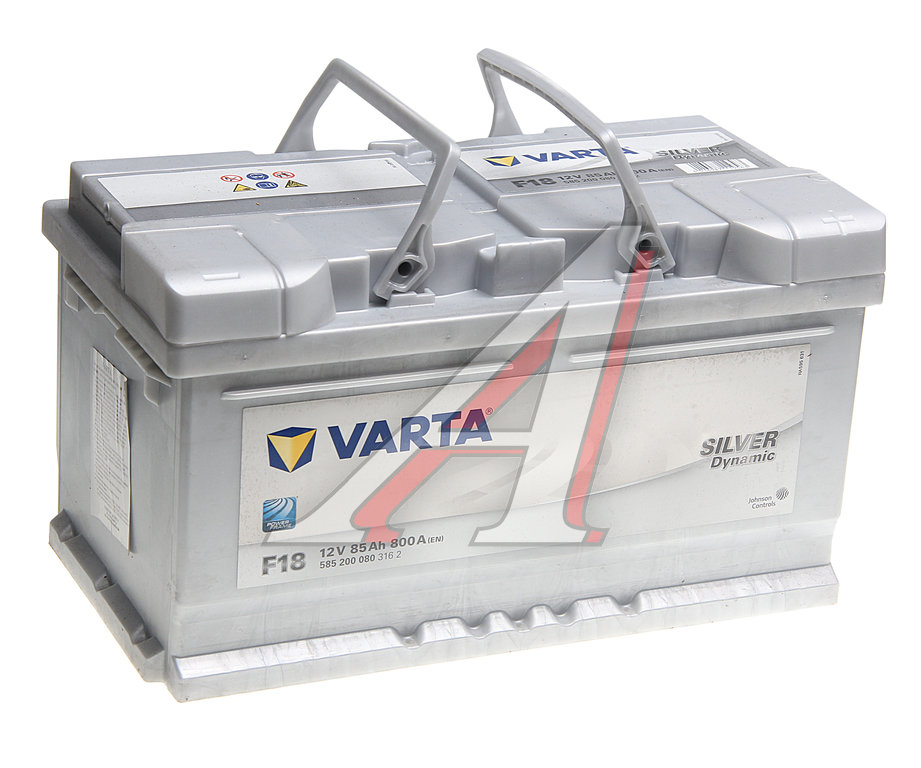 Аккумулятор VARTA Silver Dynamic 85Ач обратная полярность, низкий