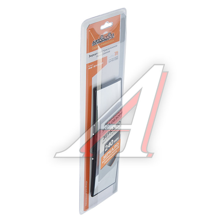 Зеркало салонное панорамное 240мм АВТОСТОП, , фото 1 Изображение 1, AB-24000C Зеркало салонное панорамное 240мм АВТОСТОП