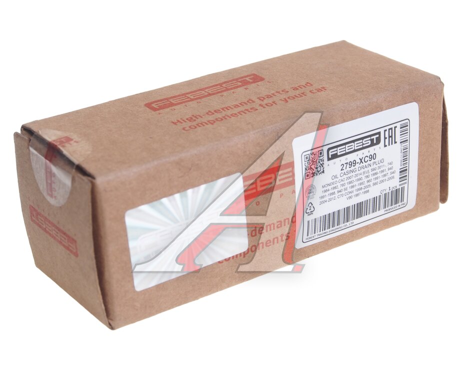 Пробка сливная VOLVO АКПП FEBEST, 30713219, фото 3 Изображение 3, 2799XC90 Пробка сливная VOLVO АКПП FEBEST