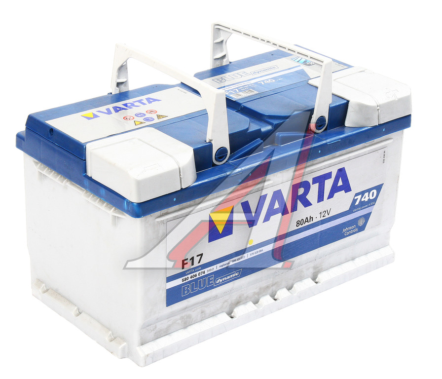 Аккумулятор VARTA Blue Dynamic 80Ач обратная полярность, низкий