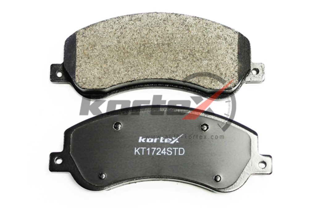 Колодки тормозные FORD Transit (06-) передние (4шт.) KORTEX, GDB1724, 1433952/ 1371402/ 1488962/ 2H0698151/ 6C112K021AE, фото 2 Изображение 2, KT1724STD Колодки тормозные FORD Transit (06-) передние (4шт.) KORTEX