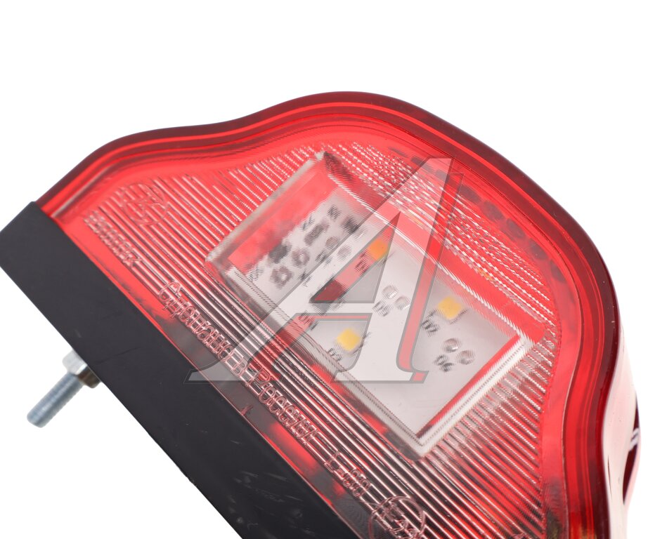 Фонарь освещения знака номерного (3 светодиода) пластик красный АТК, , фото 2 Изображение 2, ПН-01.3717-04(3) Фонарь освещения знака номерного (3 светодиода) пластик красный АТК
