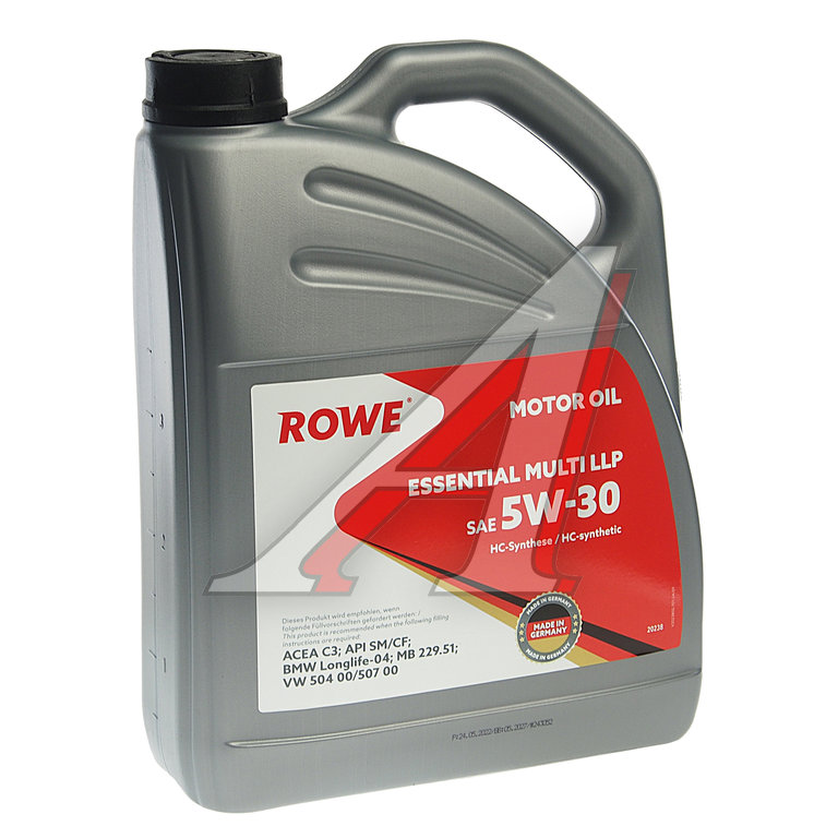 Rowe sae 5w 30. Rowe Essential Multi LLP 5w-30. 5w30 масло a2b3. Rowe 20364-453-2a. 25034-0010-99 Rowe.
