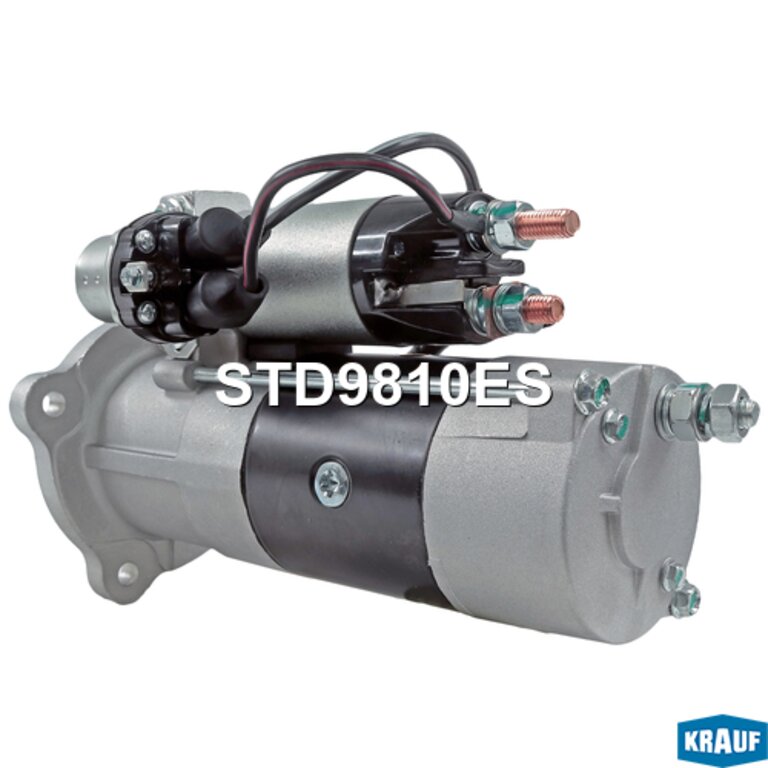 Стартер SITRAK HOWO дв.WD615 z=10 KRAUF, VG1560090001, фото 2 Изображение 2, STD9810ES Стартер SITRAK HOWO дв.WD615 z=10 KRAUF