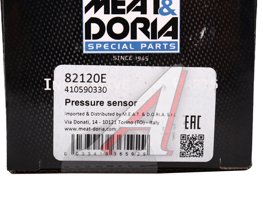 Датчик абсолютного давления воздуха FIAT Doblo (05-) MEAT&DORIA, 550098, 77364869, фото 6 Изображение 6, 82120E Датчик абсолютного давления воздуха FIAT Doblo (05-) MEAT&DORIA