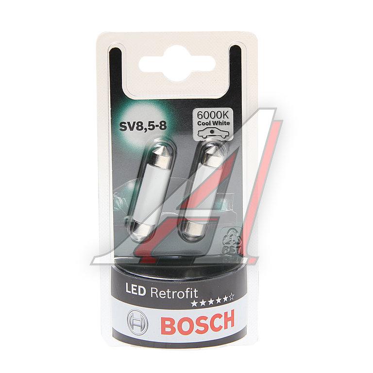 Лампа светодиодная 12V C5W SV8.5-8 блистер (2шт.) RETROFIT COOL BOSCH