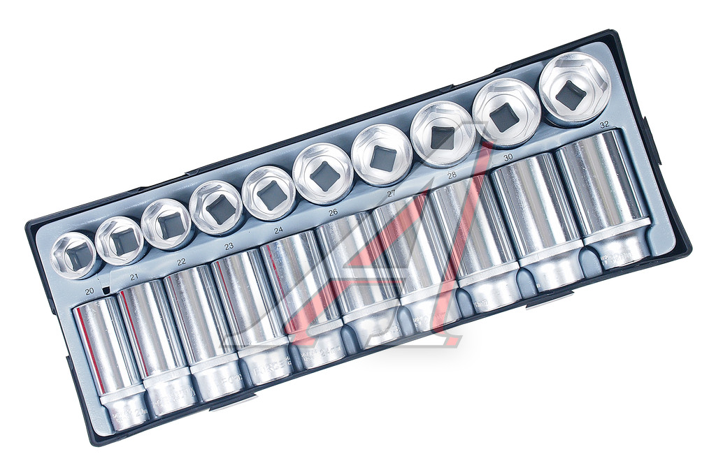 набор головок 12 гранных форсе 1/2. набор головок 6 гранных 1 2. набор головок торцевых 6-гранных 1/2" 8-32мм. дело техники 610113. набор головок торцевых, 1/2, 10-27мм, 16 предметов ударных 6-тигранных.