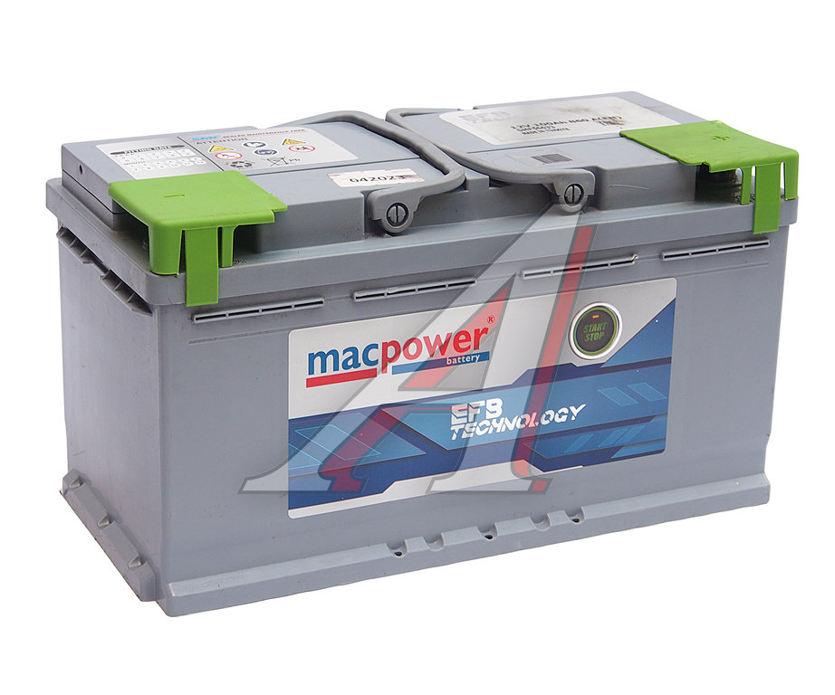 Аккумулятор MACPOWER EFB 100Ач обратная полярность