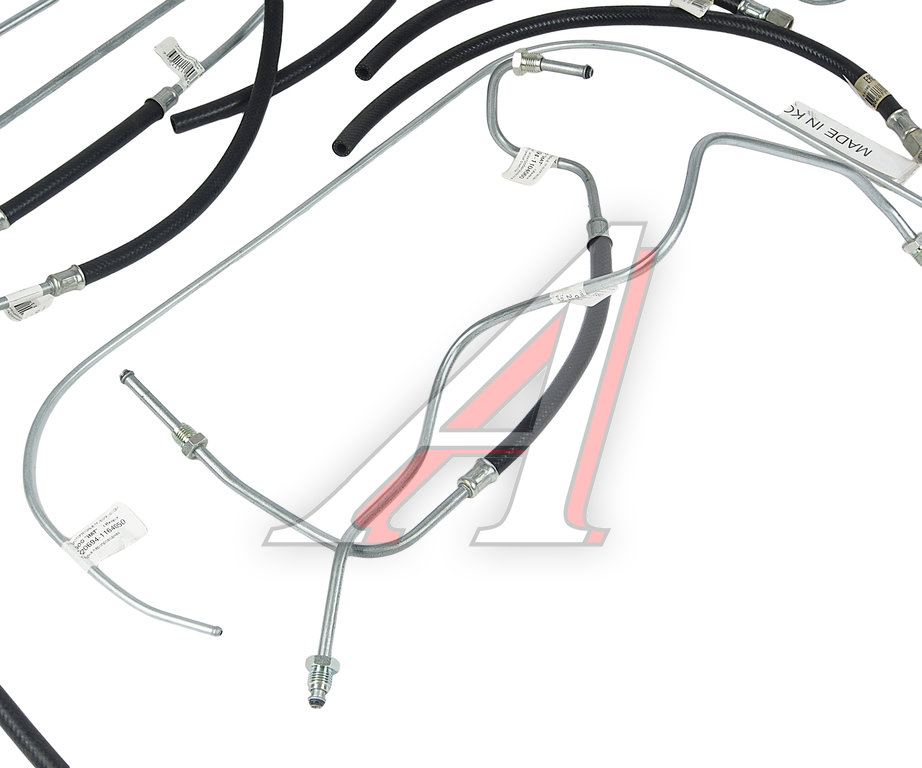 Трубка топливная УАЗ-220694 дв.УМЗ-4213 (сталь) ЕВРО-3 комплект 11шт ...