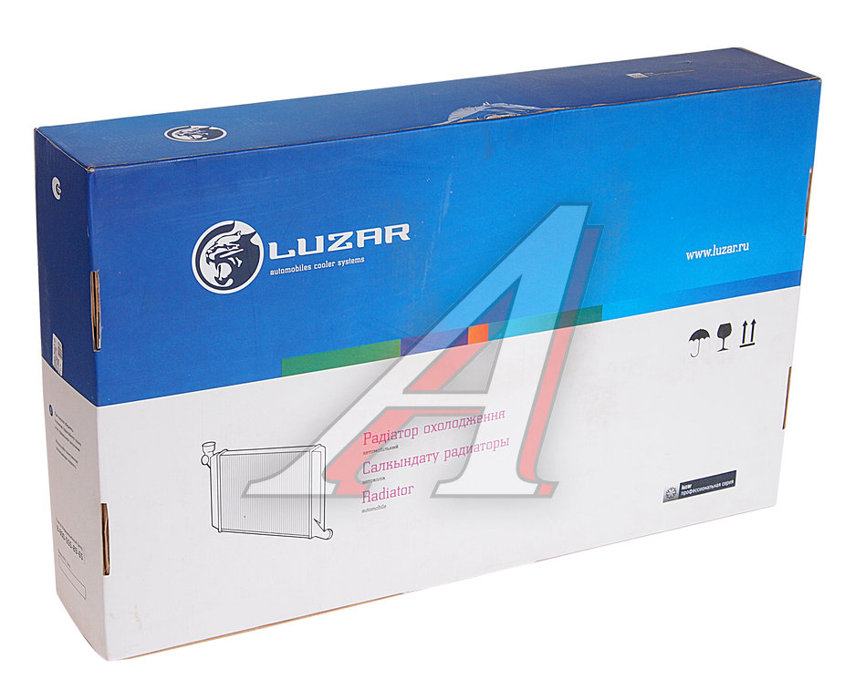 Изображение 5, LRC01192b Радиатор ВАЗ-2190 алюминиевый (АКПП) с кондиционером LUZAR