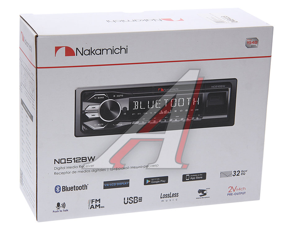 Магнитола автомобильная 1DIN NAKAMICHI - NAK-NQ512BW - купить в Авто ...