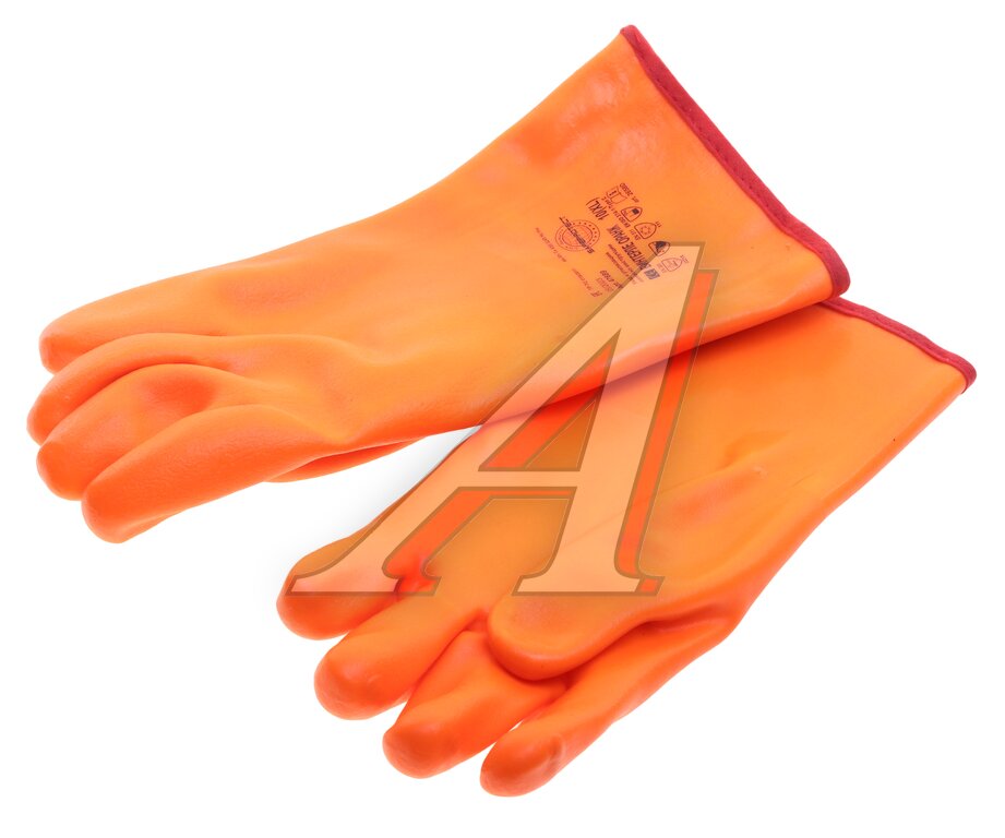 Перчатки ПВХ обливные утепленные р.10 ВИНТЕРЛЕ ОРАНЖ СПЕЦПЕРЧАТКА, , фото 1 Изображение 1, ПЕР419 Перчатки ПВХ обливные утепленные р.10 ВИНТЕРЛЕ ОРАНЖ СПЕЦПЕРЧАТКА