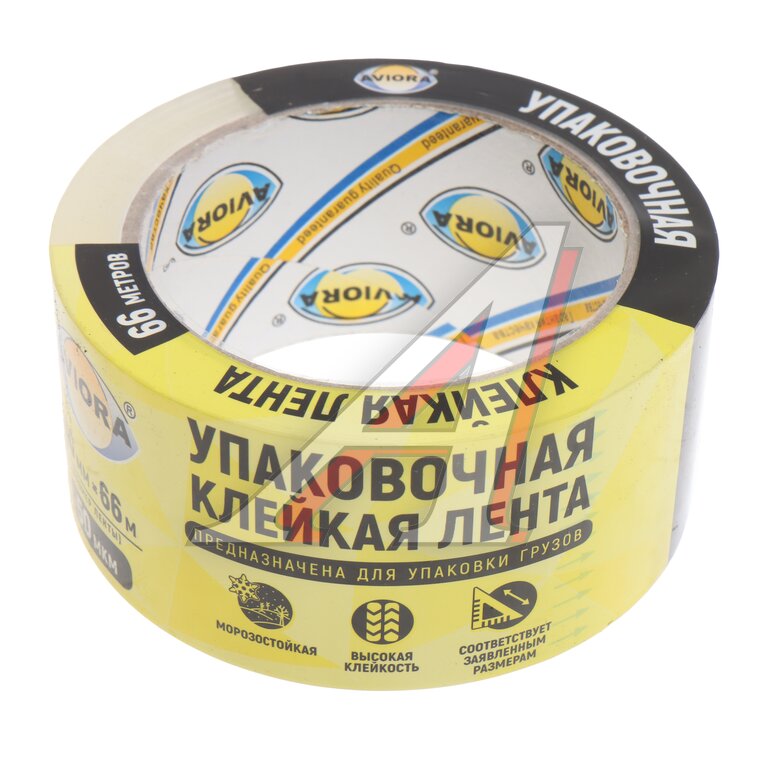 Скотч упаковочный 50x0.05мм 66м AVIORA, , фото 2 Изображение 2, 301-001 Скотч упаковочный 50x0.05мм 66м AVIORA