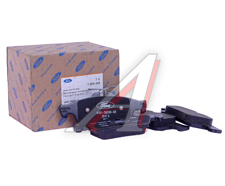 Колодки тормозные FORD Focus (11-) задние (4шт.) OE