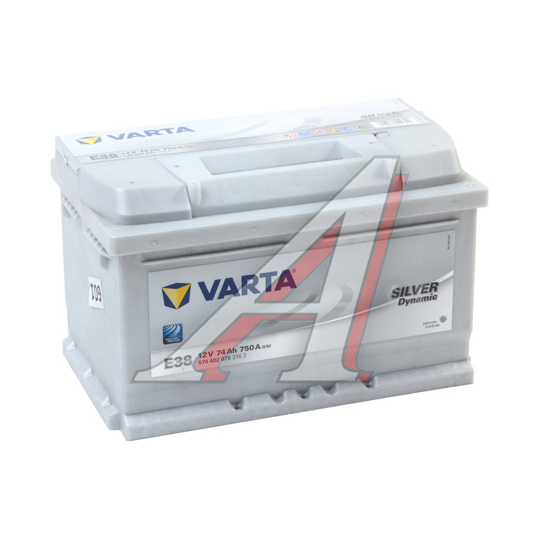 Аккумулятор VARTA Silver Dynamic 74Ач обратная полярность, низкий