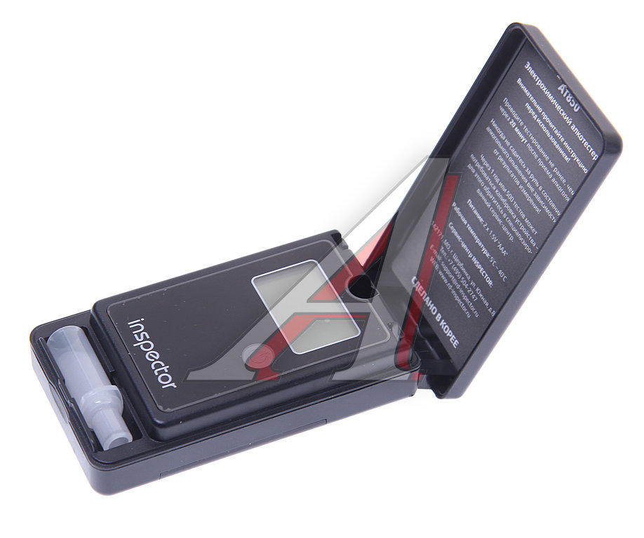 Inspector at850. Алкотестер электрохимический до 4.00 промилле LCD дисплей Динго.