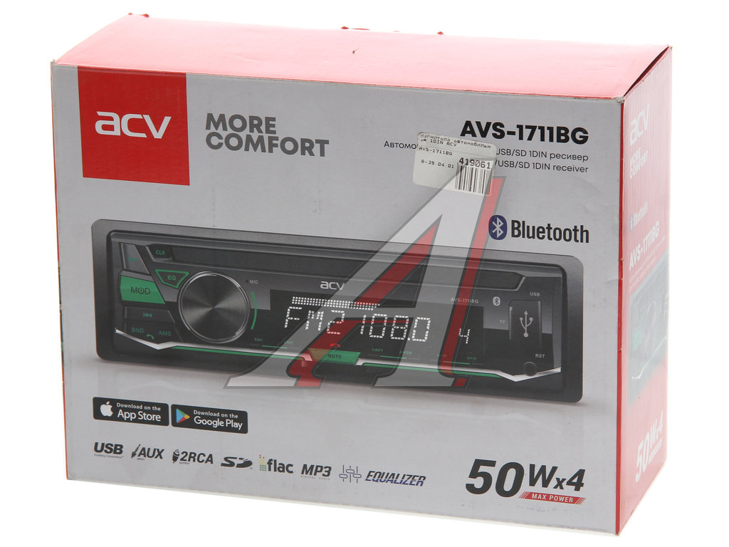 Магнитола автомобильная 1DIN ACV - AVS-1711BG - купить в Авто-Альянс ...