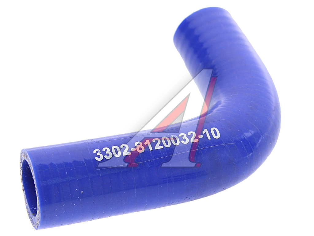 Патрубок ГАЗ-3302 ЕВРО-3 отопителя синий силикон - 3302-8120032-10 ...