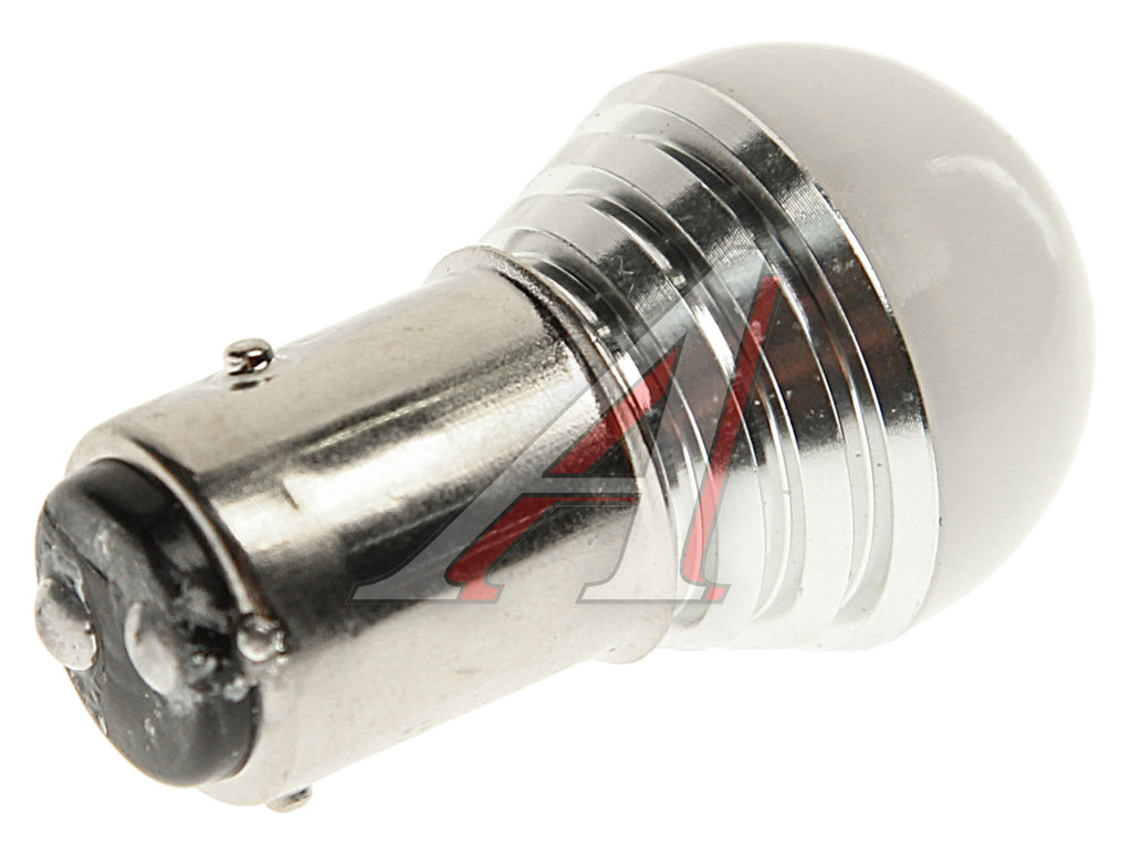 Лампа светодиодная 12V P21/5W BaY15d 6000K двухконтактная 9 светодиодов ...