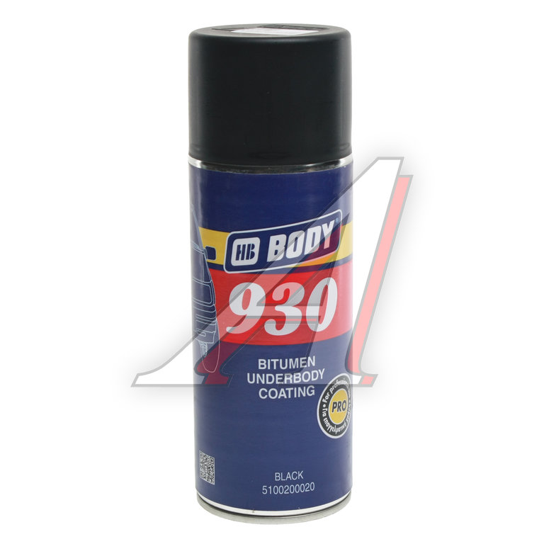 Антикор для наружных поверхностей каучук черный аэрозоль 0.4л 930 BODY ...