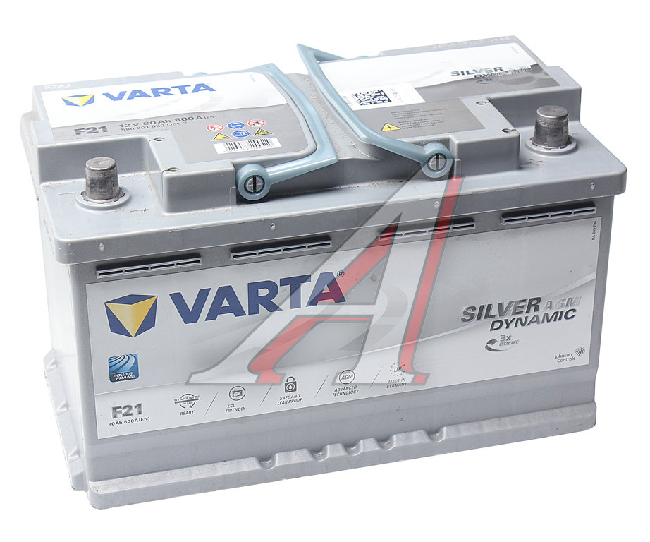 Аккумулятор VARTA Silver Dynamic AGM 80Ач обратная полярность