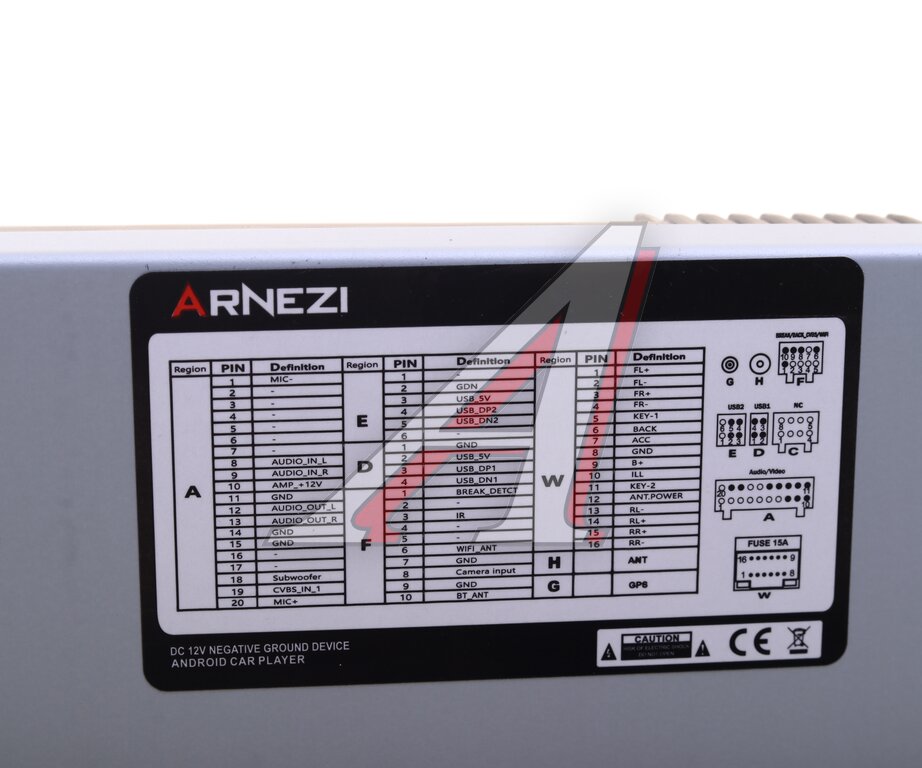 Магнитола автомобильная 1DIN ARNEZI, A2009030, фото 5 Изображение 5, Smart A1 Магнитола автомобильная 1DIN ARNEZI