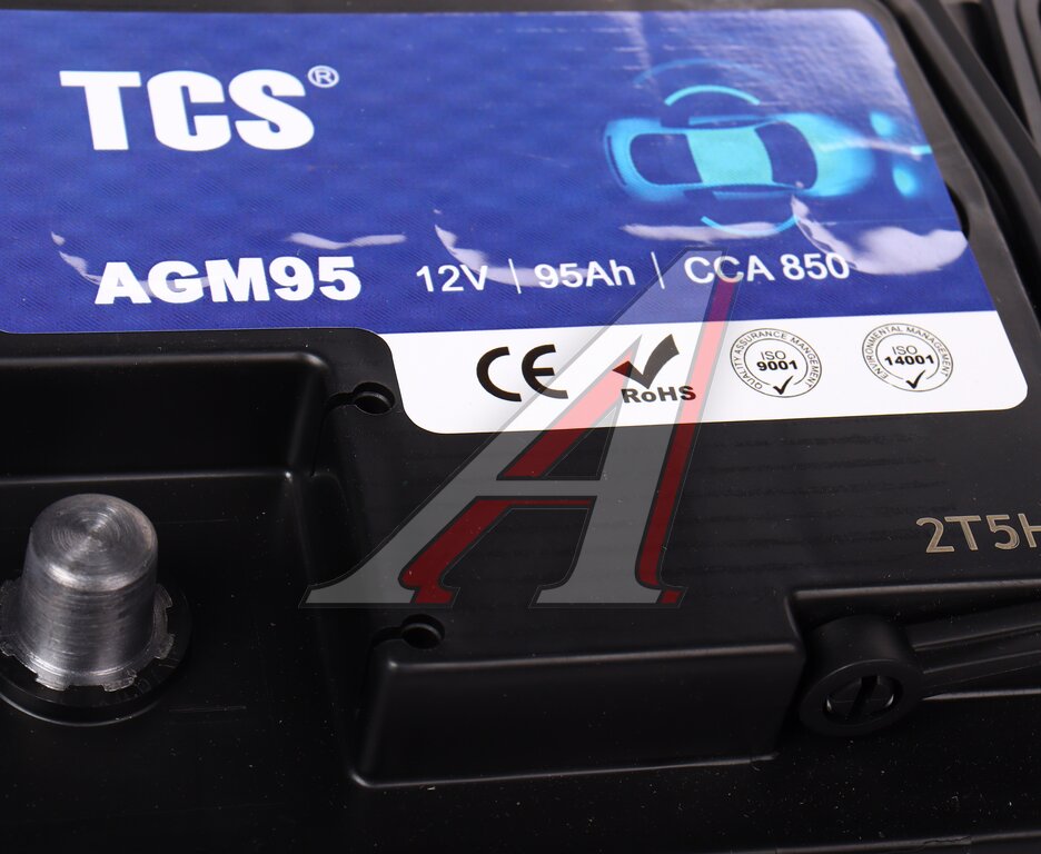 Аккумулятор TCS AGM 95А/ч обратная полярность, TCSAGM95, фото 3 Изображение 3, 6СТ95(0) TCSAGM95 Аккумулятор TCS AGM 95А/ч обратная полярность